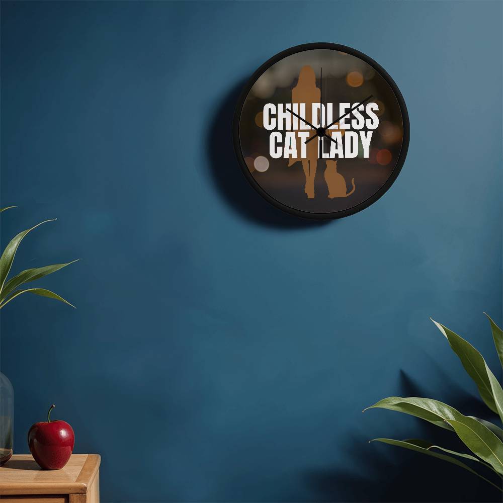 Childless Cat Lady Wall Clock - Jewelry - EpiAl's Shop