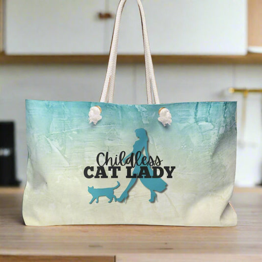 Childless Cat Lady Weekender Bag - Bags - EpiAl's Shop