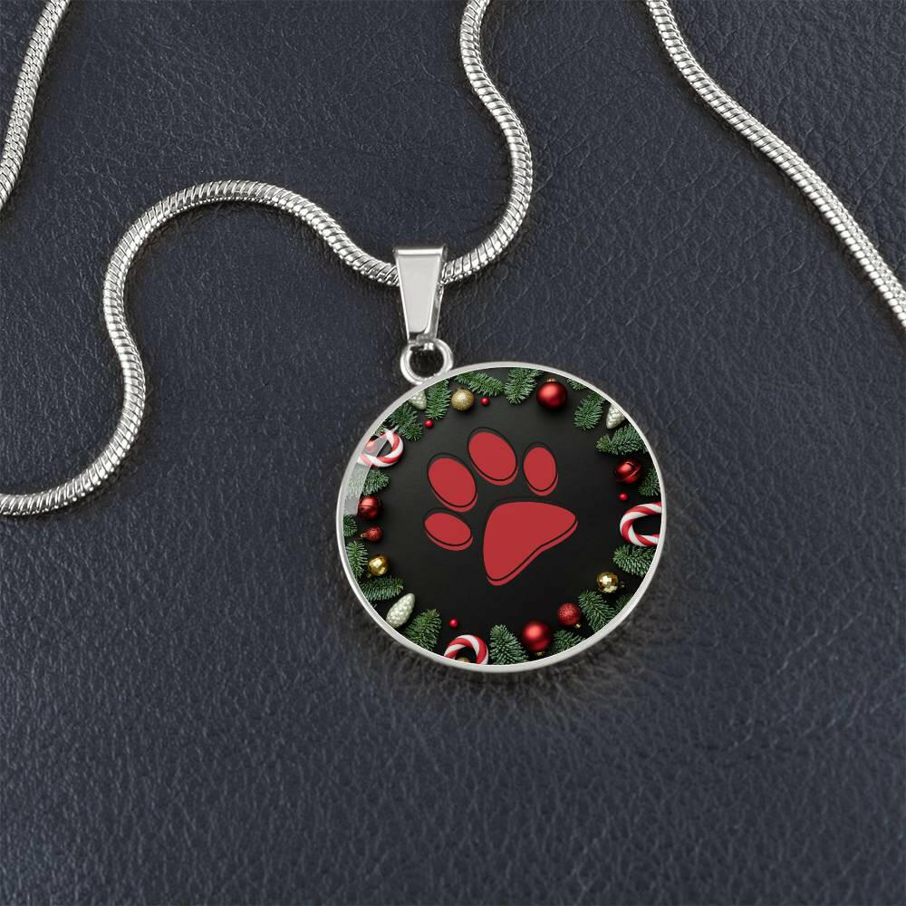 Christmas Paw Necklace - Jewelry - Epileptic Al’s Shop