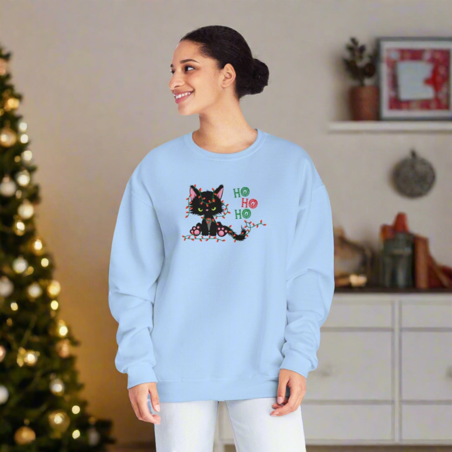 Christmas Unisex NuBlend® Crewneck Sweatshirt - Sweatshirt - Epileptic Al’s Shop