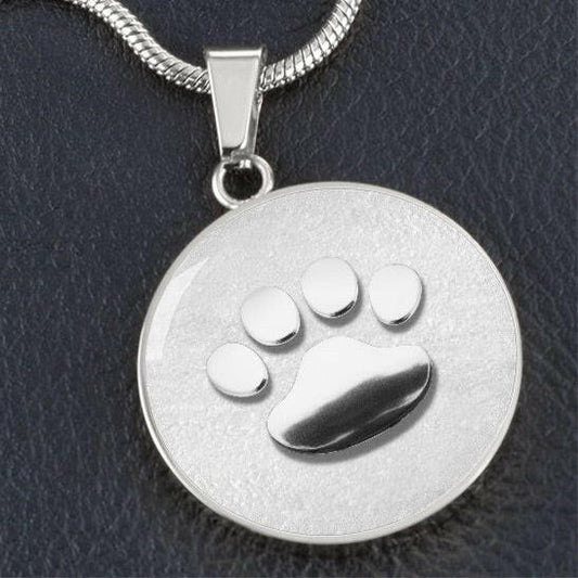 Chrome Paw Necklace - Jewelry - Epileptic Al’s Shop