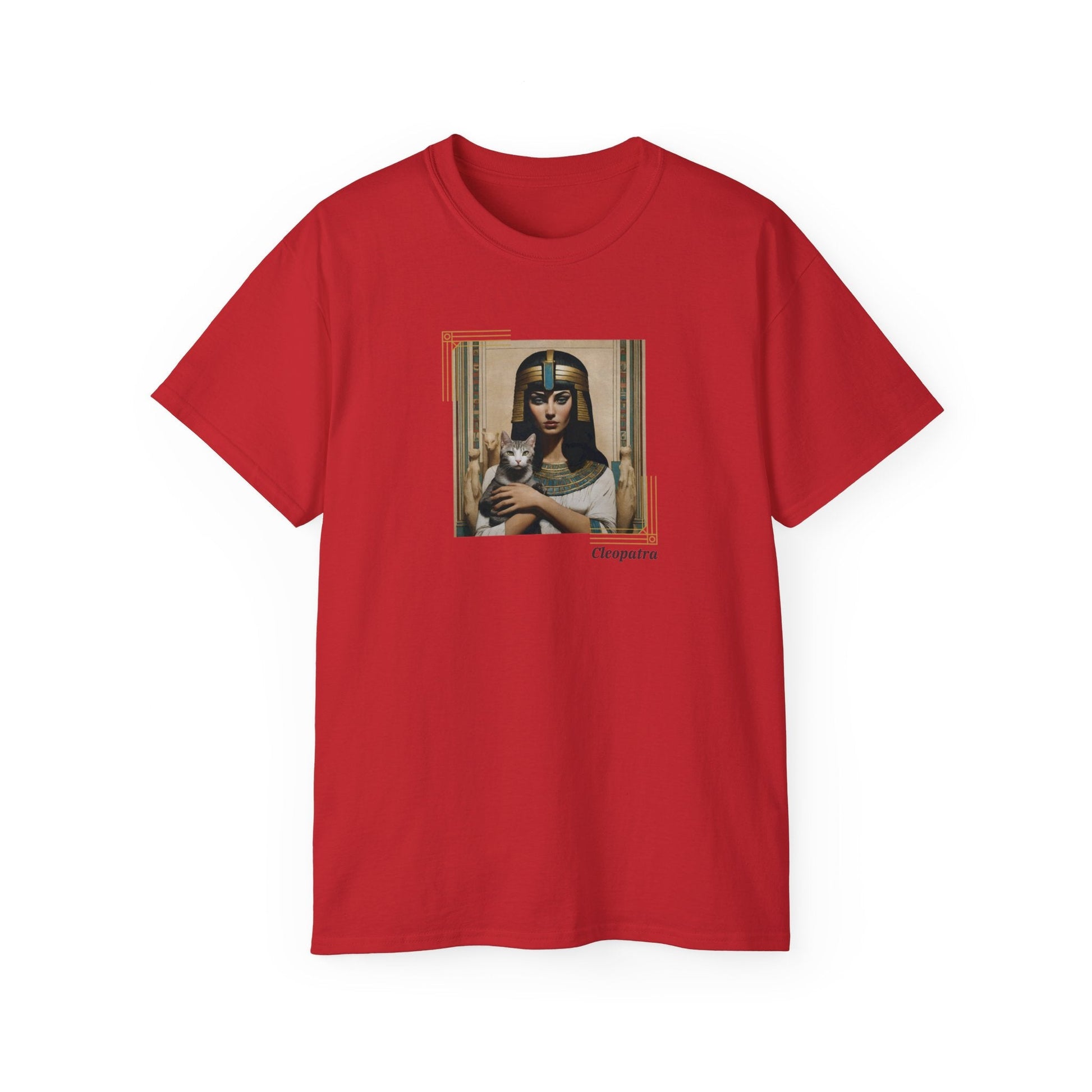 Cleopatra Cat Unisex Ultra Cotton Tee - T - Shirt - Epileptic Al’s Shop