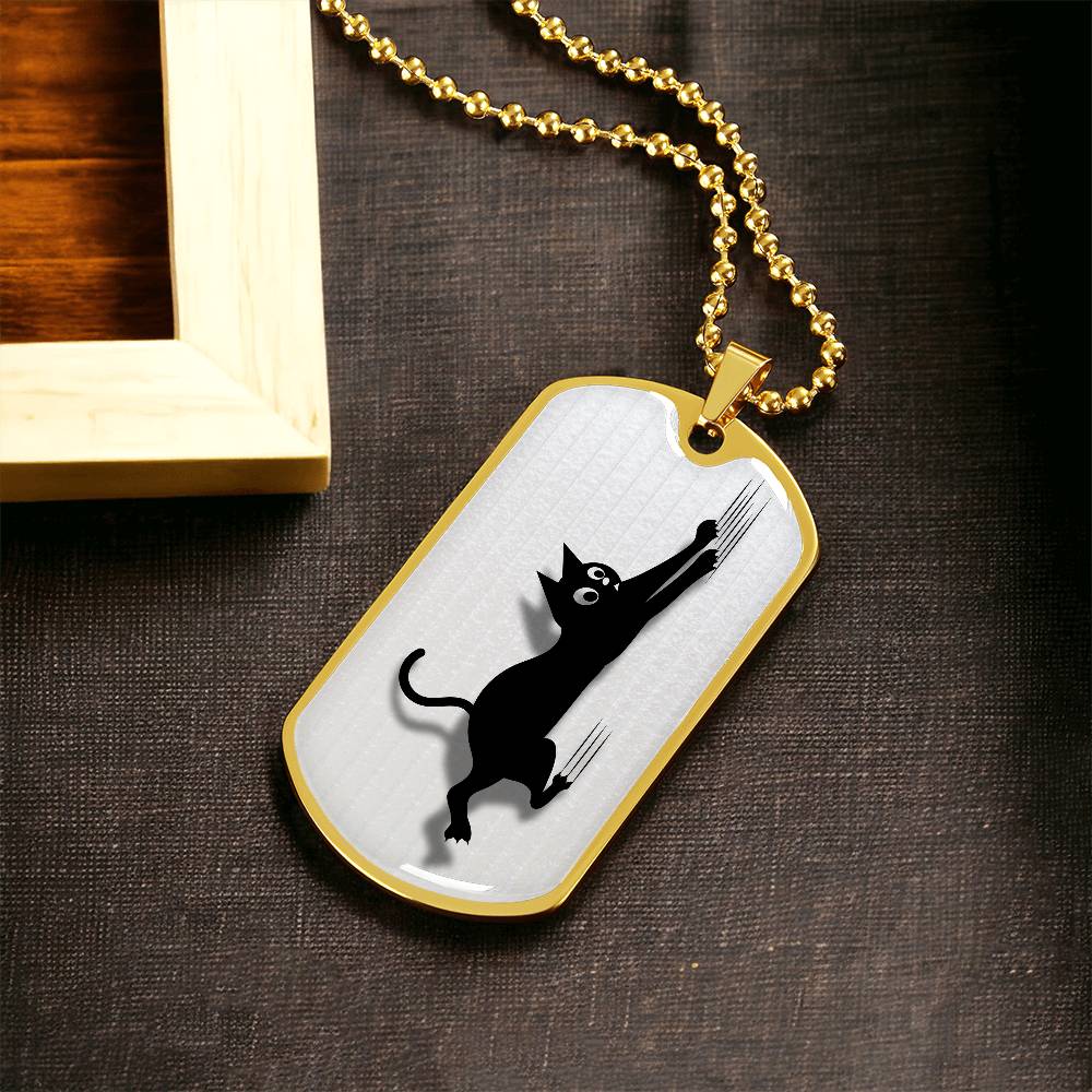 Clinging Cat Necklace - Jewelry - Epileptic Al’s Shop