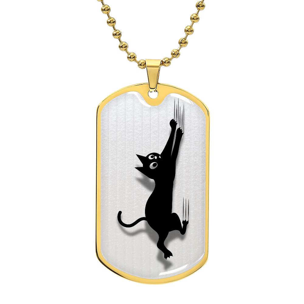 Clinging Cat Necklace - Jewelry - Epileptic Al’s Shop