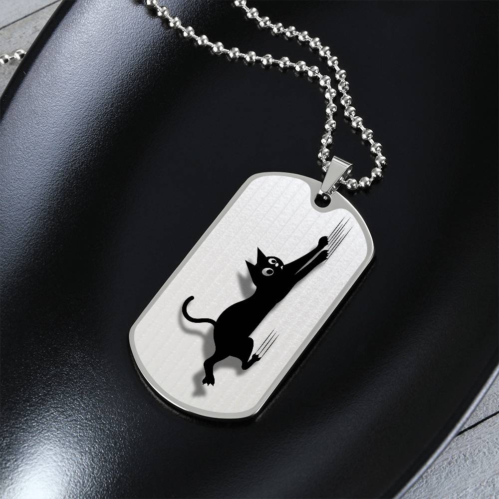 Clinging Cat Necklace - Jewelry - Epileptic Al’s Shop