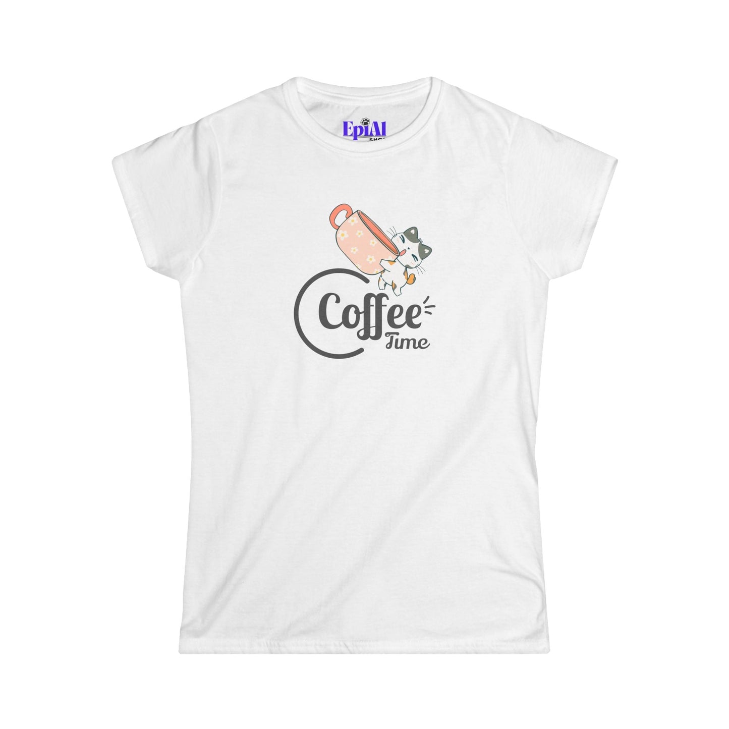 Coffee Time Women's Softstyle Tee - T - Shirt - Epileptic Al’s Shop