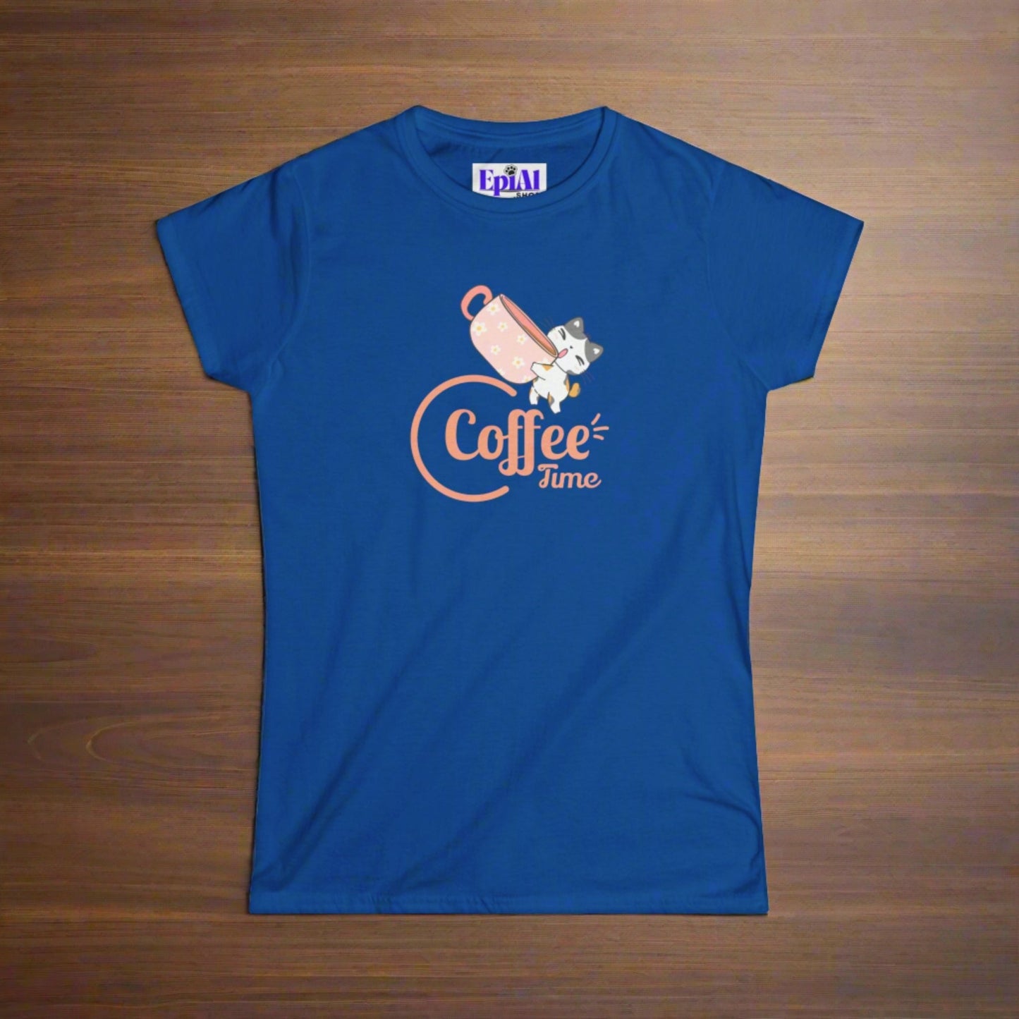 Coffee Time Women's Softstyle Tee - T - Shirt - Epileptic Al’s Shop
