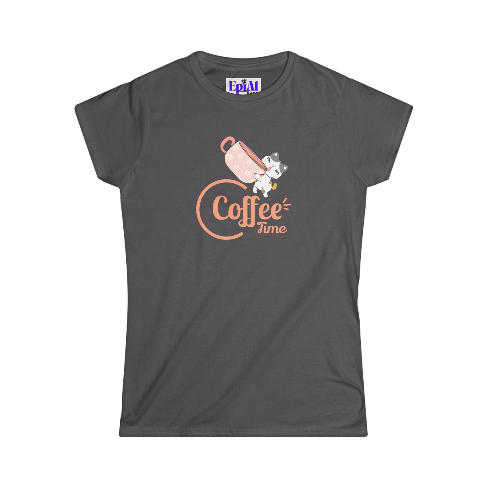 Coffee Time Women's Softstyle Tee - T - Shirt - Epileptic Al’s Shop