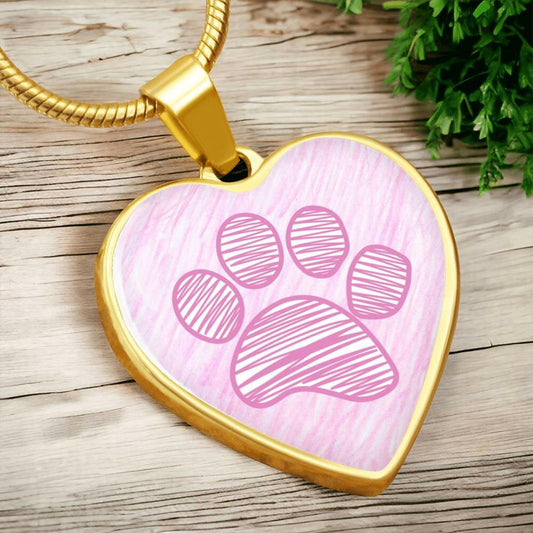 Colored Pencil Paw Necklace - Jewelry - Epileptic Al’s Shop