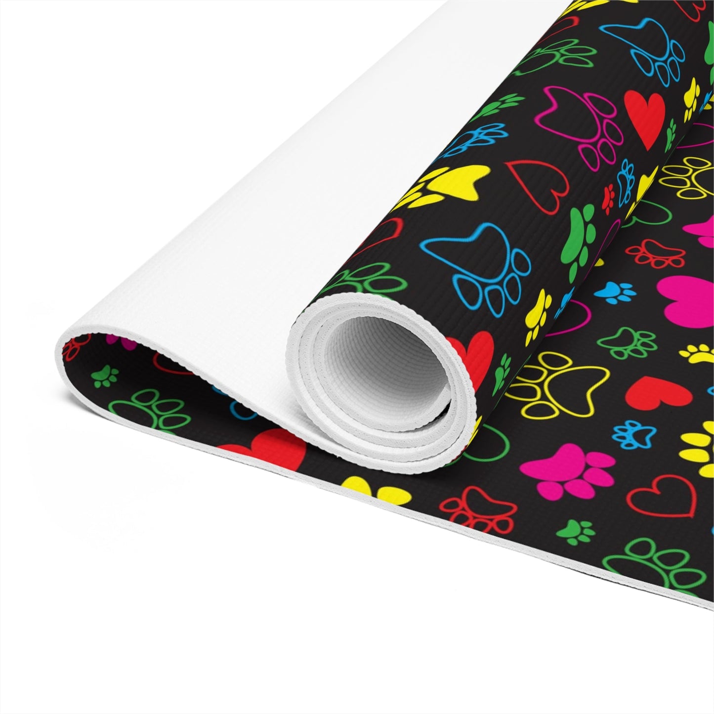 Colorful Paws Foam Yoga Mat - Home Decor - Epileptic Al’s Shop