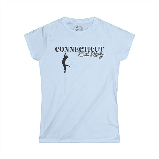 Connecticut Cat Lady Softstyle Tee - T - Shirt - EpiAl's Shop