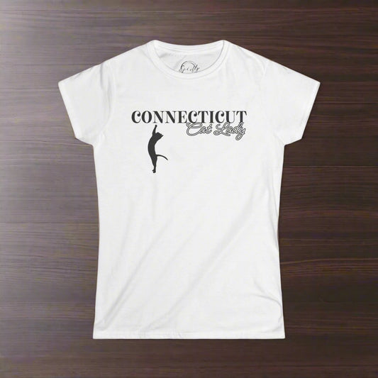 Connecticut Cat Lady Softstyle Tee - T - Shirt - EpiAl's Shop