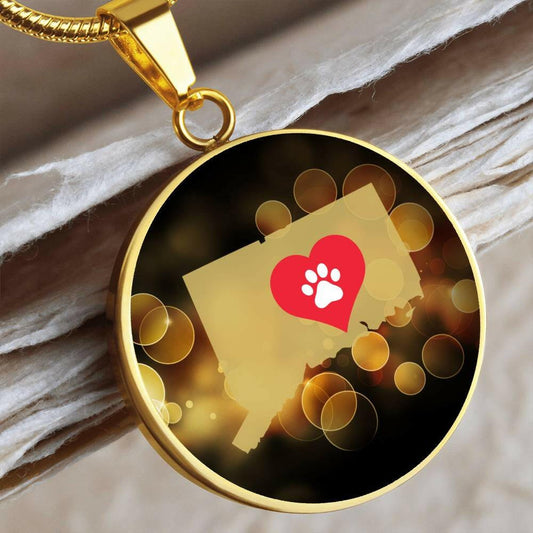 Connecticut luvs Cats Necklace - Jewelry - Epileptic Al’s Shop