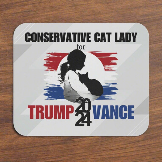 Conservative Cat Lady for Trump Mouse Pad (Rectangle) - Office Accessories - EpiAl's Shop