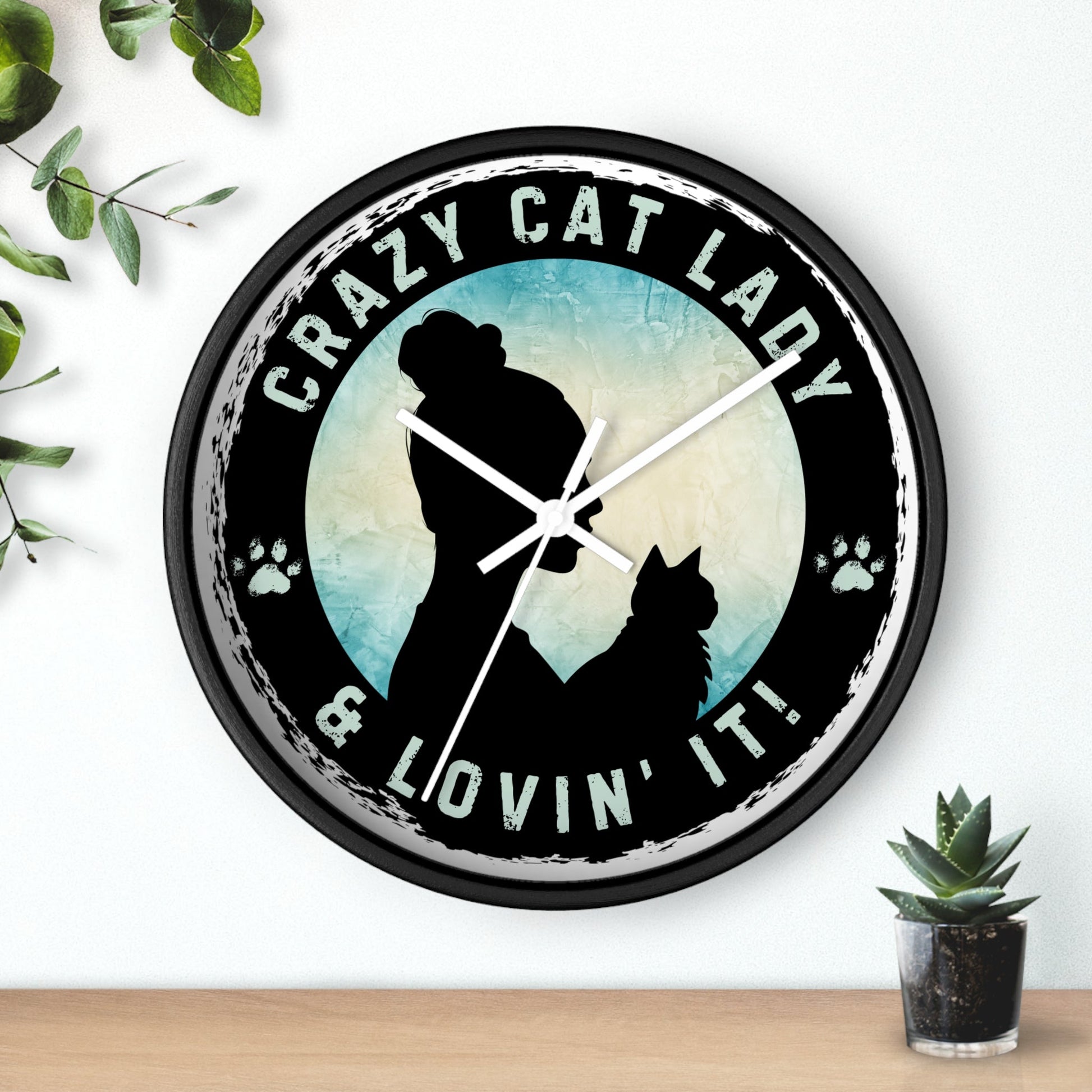 Crazy Cat Lady Wall Clock - Home Decor - EpiAl's Shop