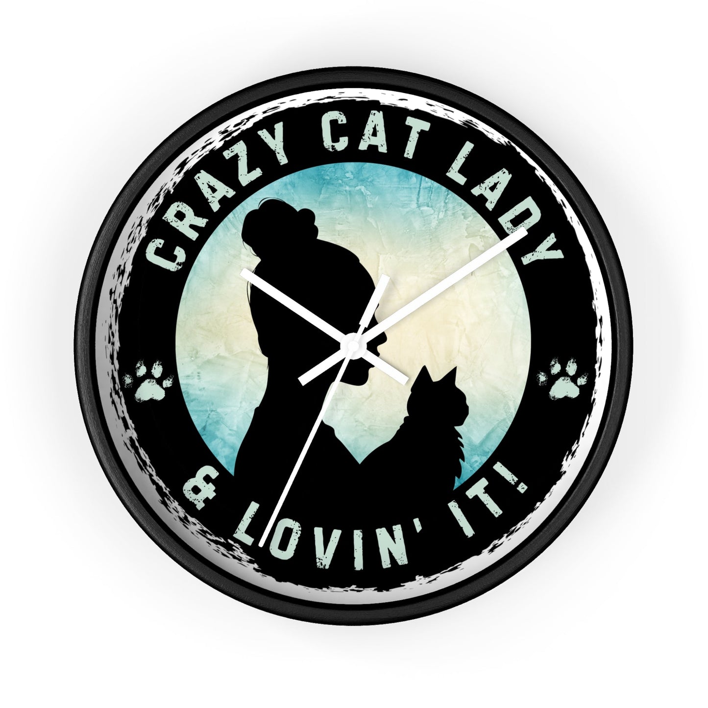 Crazy Cat Lady Wall Clock - Home Decor - EpiAl's Shop