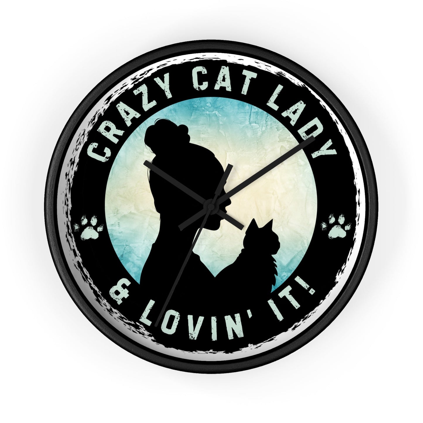 Crazy Cat Lady Wall Clock - Home Decor - EpiAl's Shop