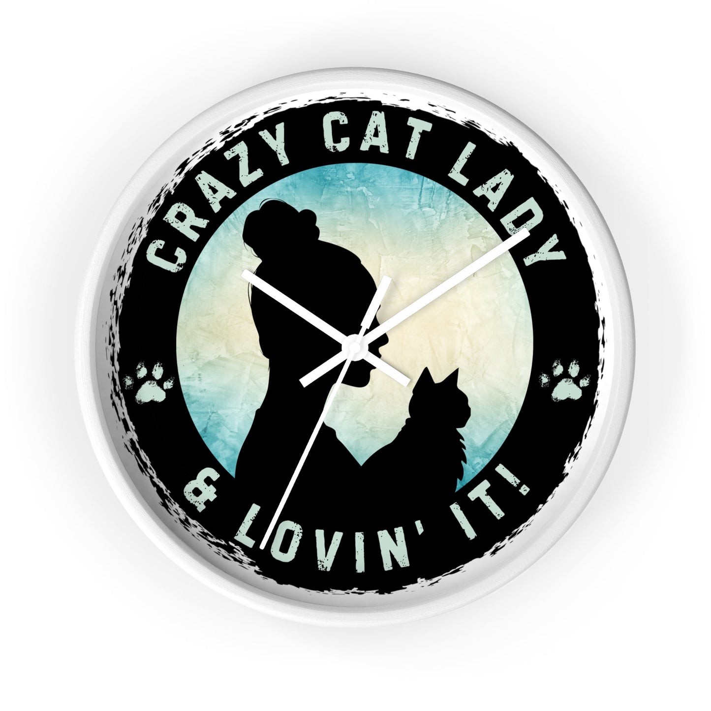 Crazy Cat Lady Wall Clock - Home Decor - EpiAl's Shop