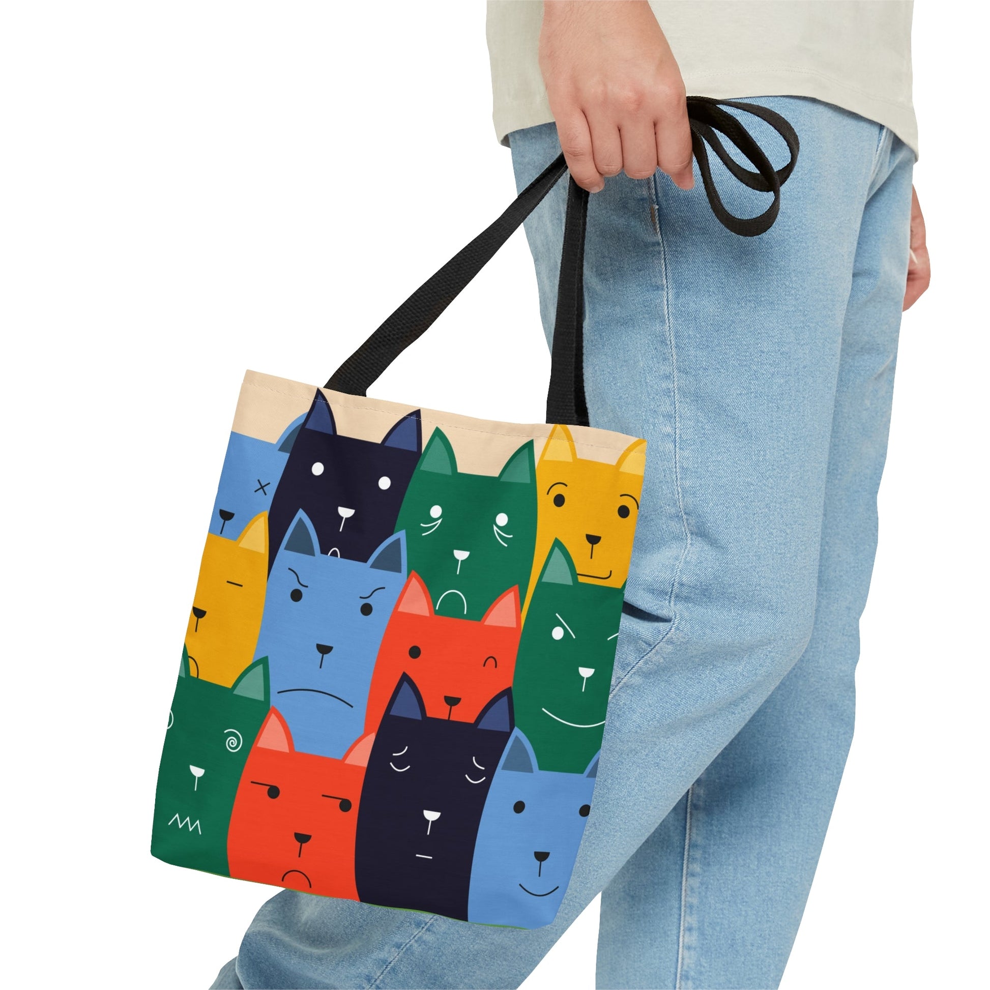 Curious Cats Tote Bag - Bags - Epileptic Al’s Shop