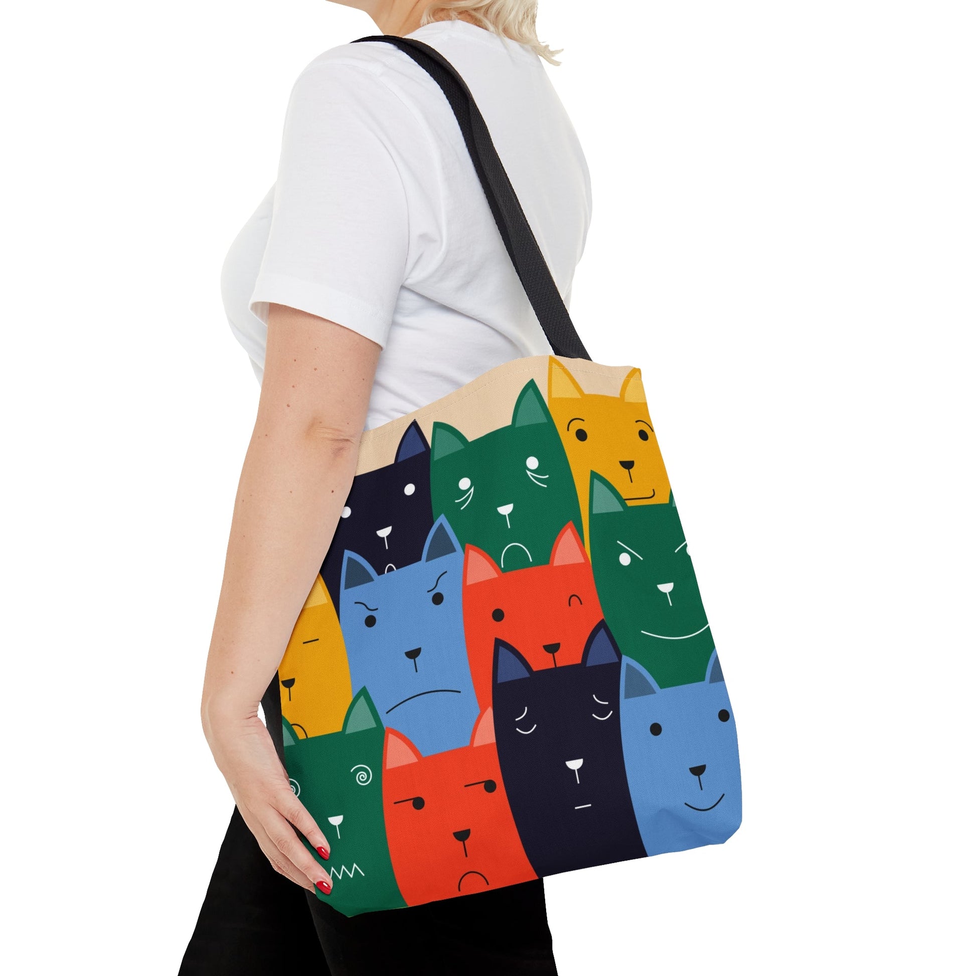 Curious Cats Tote Bag - Bags - Epileptic Al’s Shop