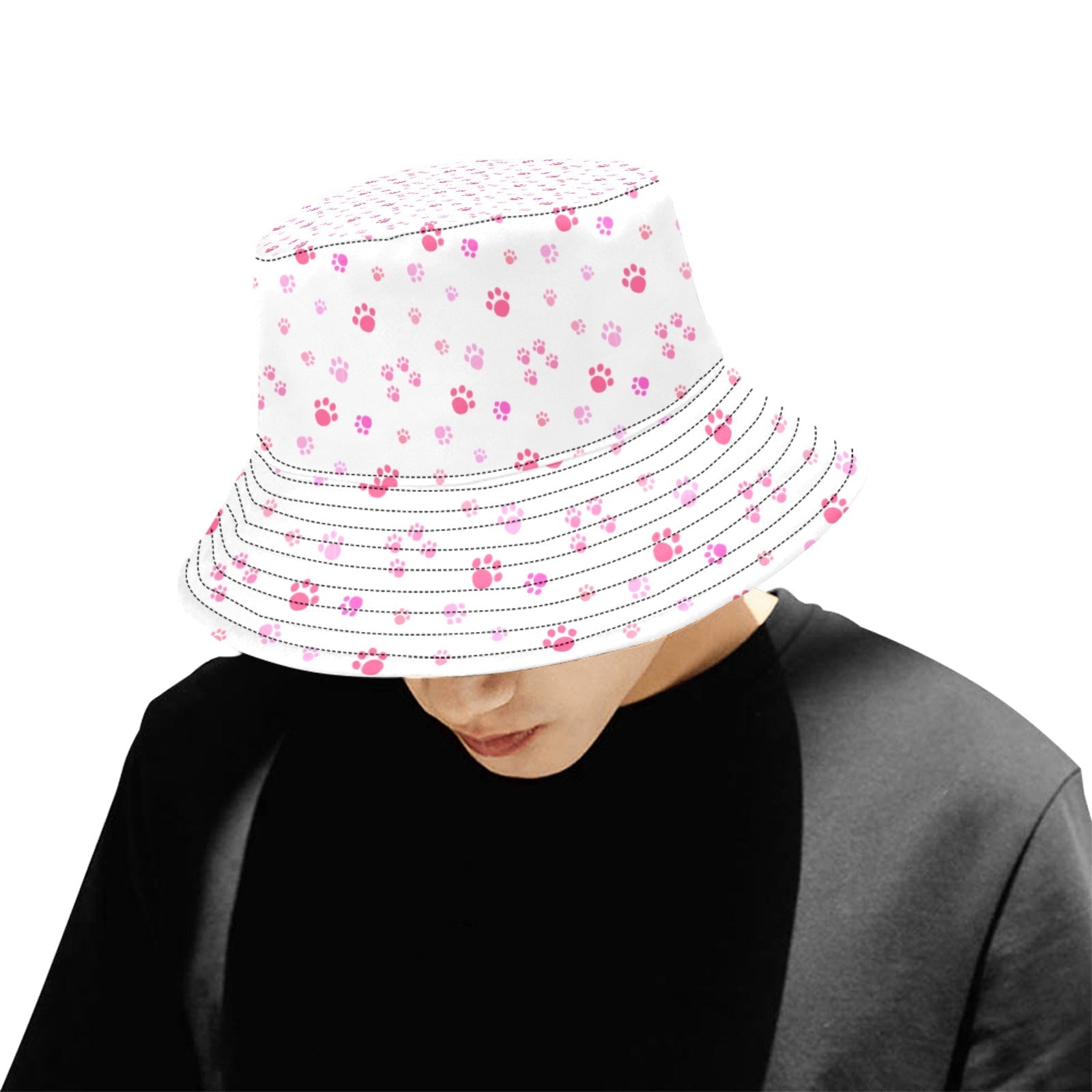 Dainty Paws Unisex Summer Bucket Hat - Hats - Epileptic Al’s Shop