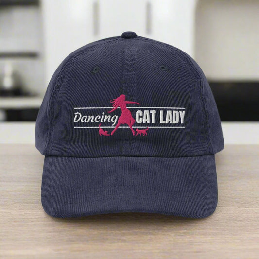 Dancing Cat Lady Corduroy Hat - Hats - EpiAl's Shop