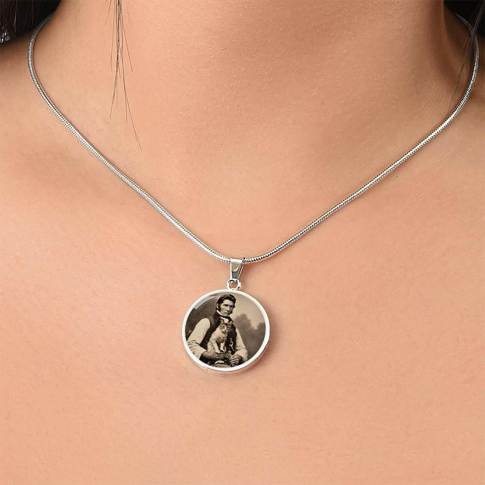 Davy Crockett's Cat Necklace - Jewelry - Epileptic Al’s Shop