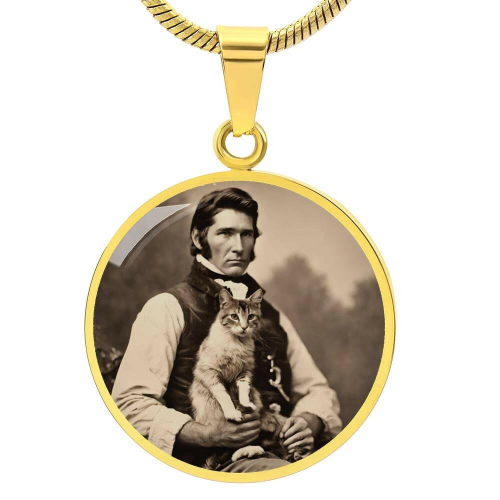 Davy Crockett's Cat Necklace - Jewelry - Epileptic Al’s Shop