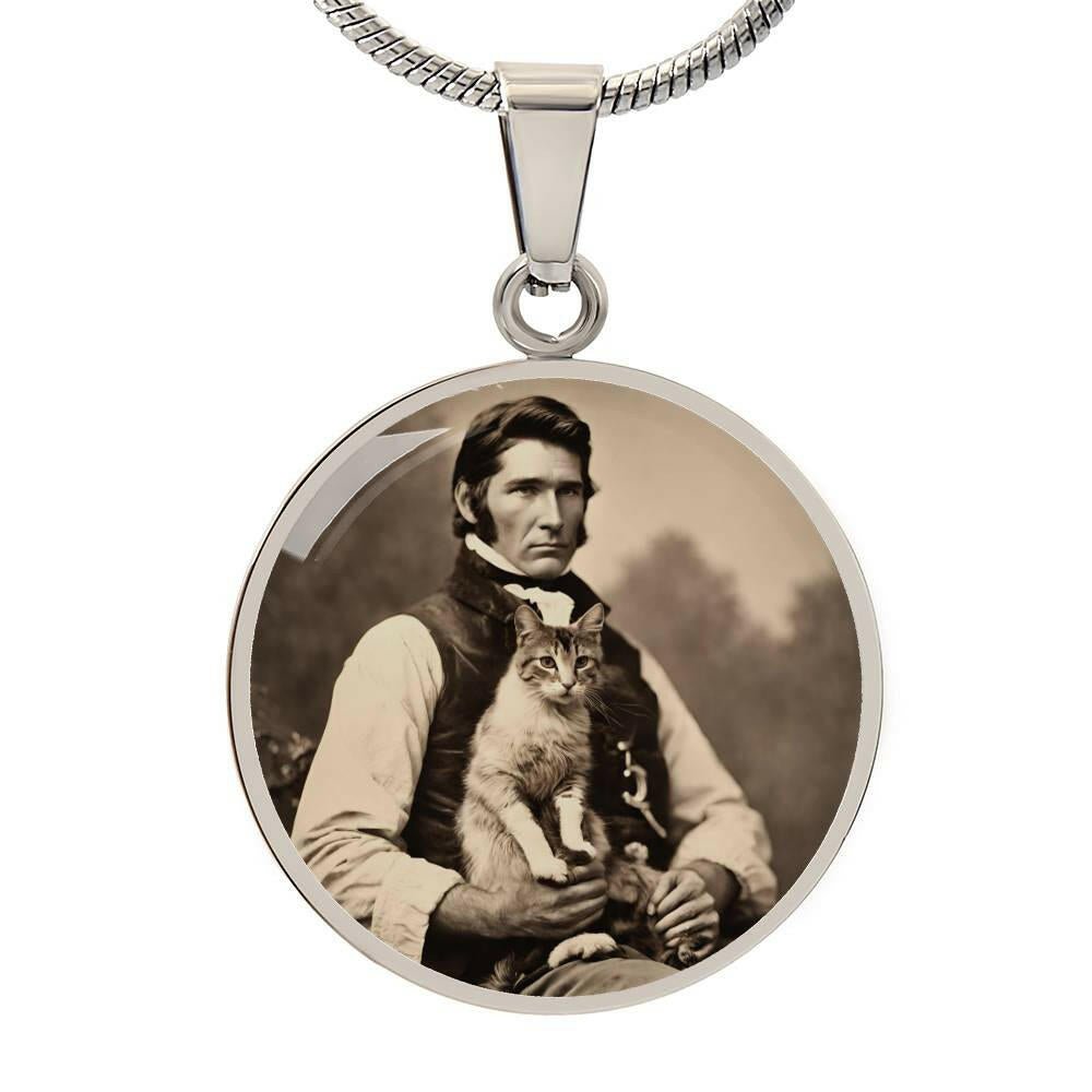 Davy Crockett's Cat Necklace - Jewelry - Epileptic Al’s Shop