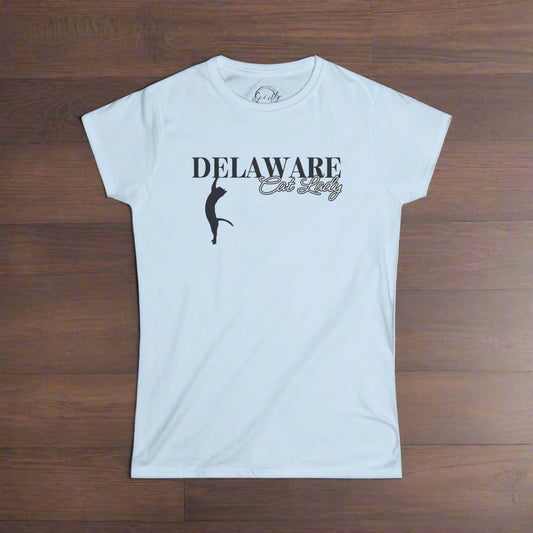 Delaware Cat Lady Softstyle Tee - T - Shirt - EpiAl's Shop