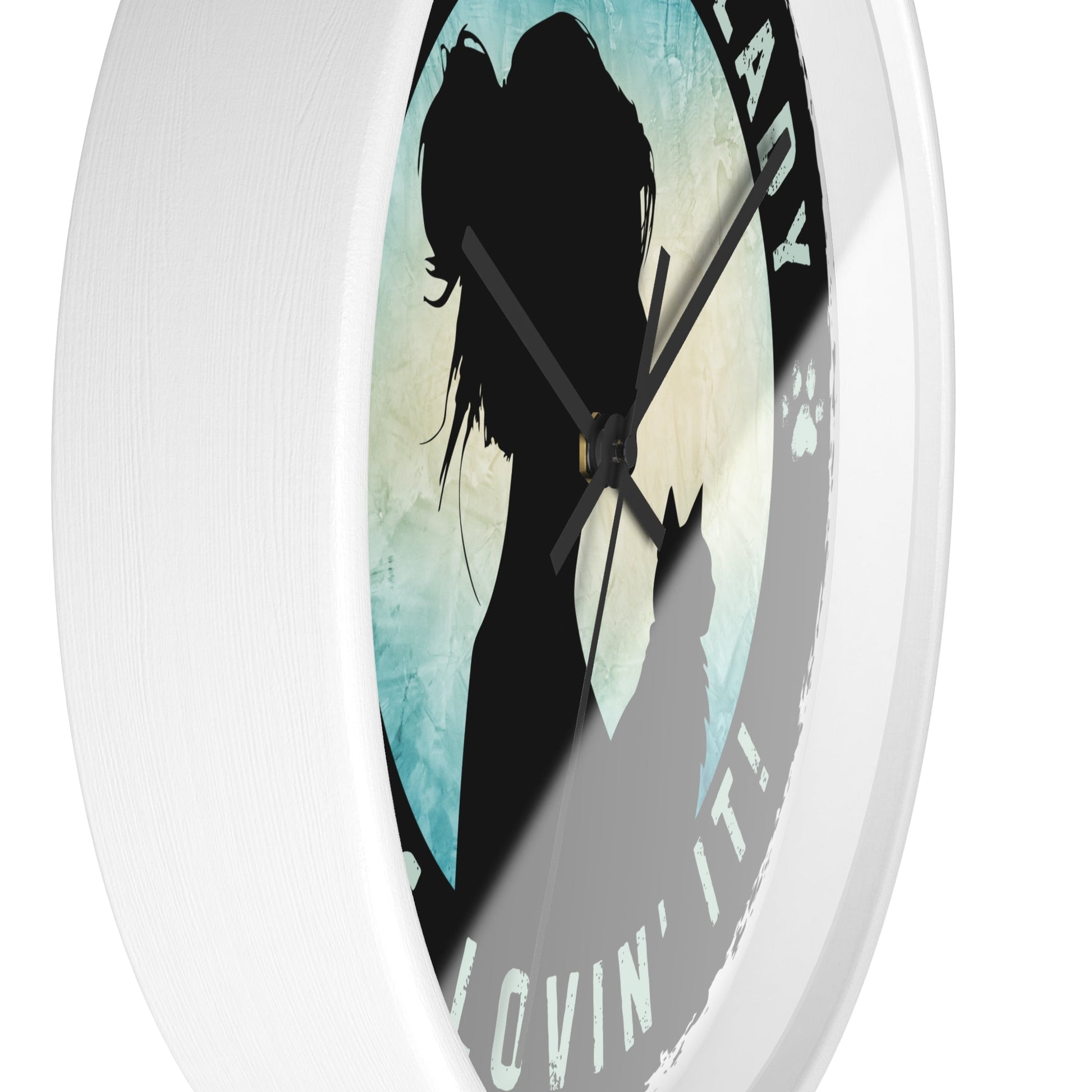 Demure Cat Lady Wall Clock - Home Decor - EpiAl's Shop