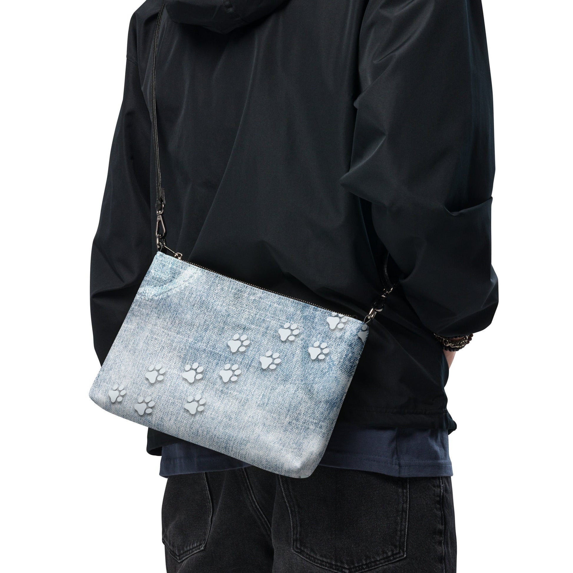 Denim - Like Pawprint Crossbody Bag - bag - EpiAl's Shop