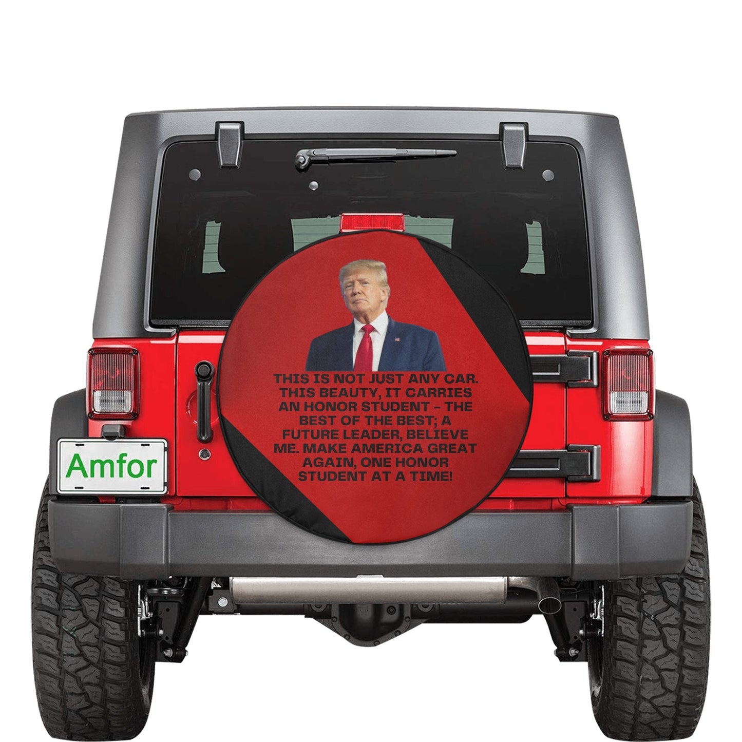 Trump Honor Student Spare Tire Cover(Medium)(16")