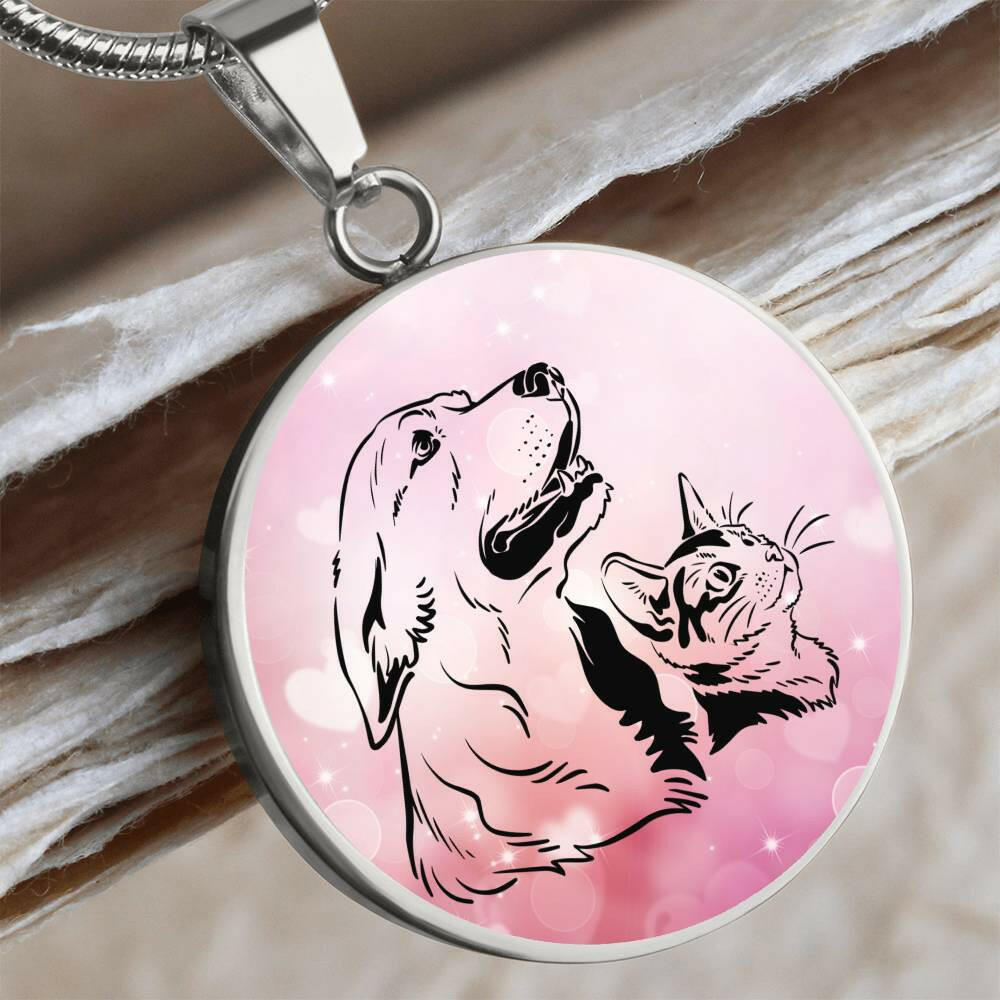 Dog & Cat Necklace - Jewelry - Epileptic Al’s Shop