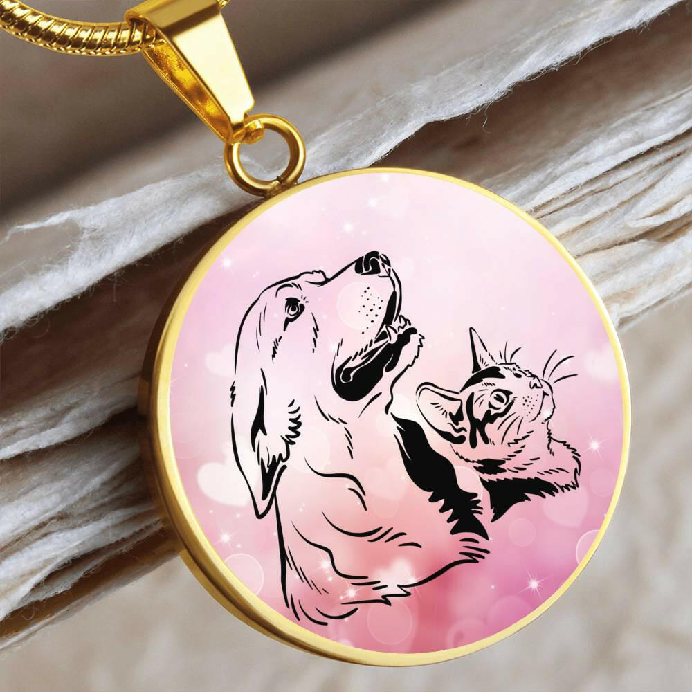 Dog & Cat Necklace - Jewelry - Epileptic Al’s Shop