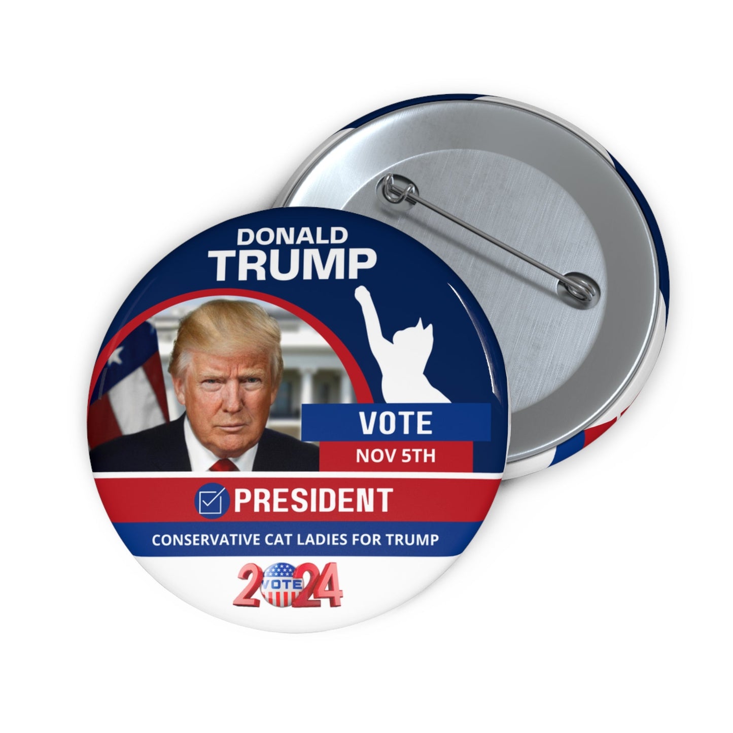 Donald Trump 2024 Pin Buttons - Accessories - EpiAl's Shop