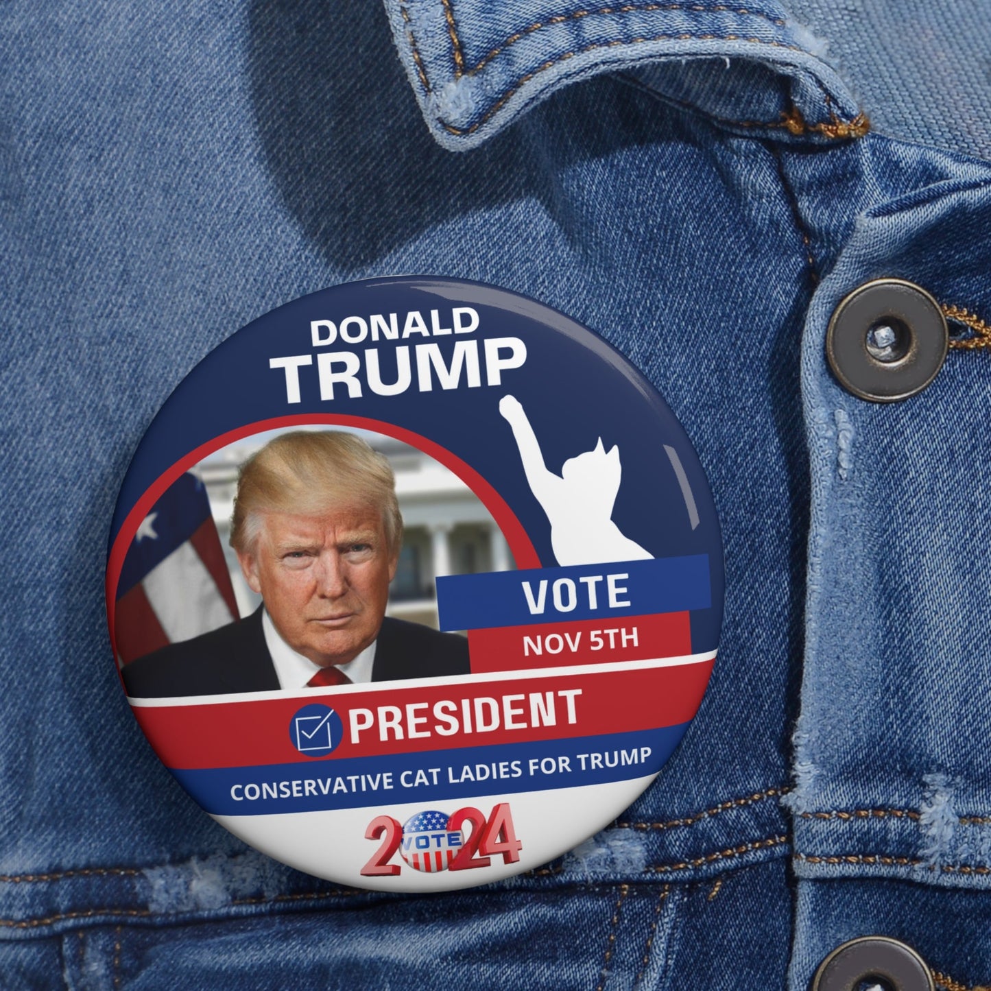 Donald Trump 2024 Pin Buttons - Accessories - EpiAl's Shop