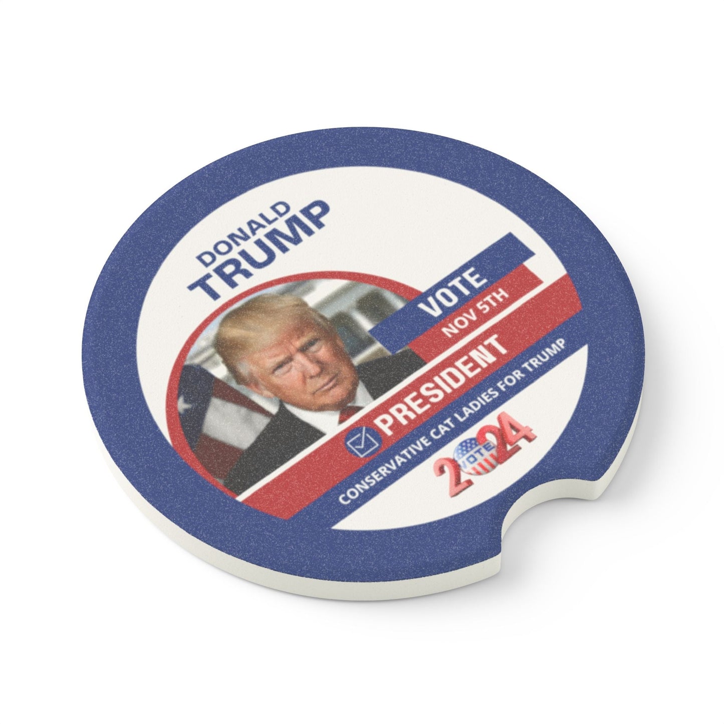 Donald Trump 24 Soapstone Car Coaster - Vehicle Accessories - EpiAl's Shop