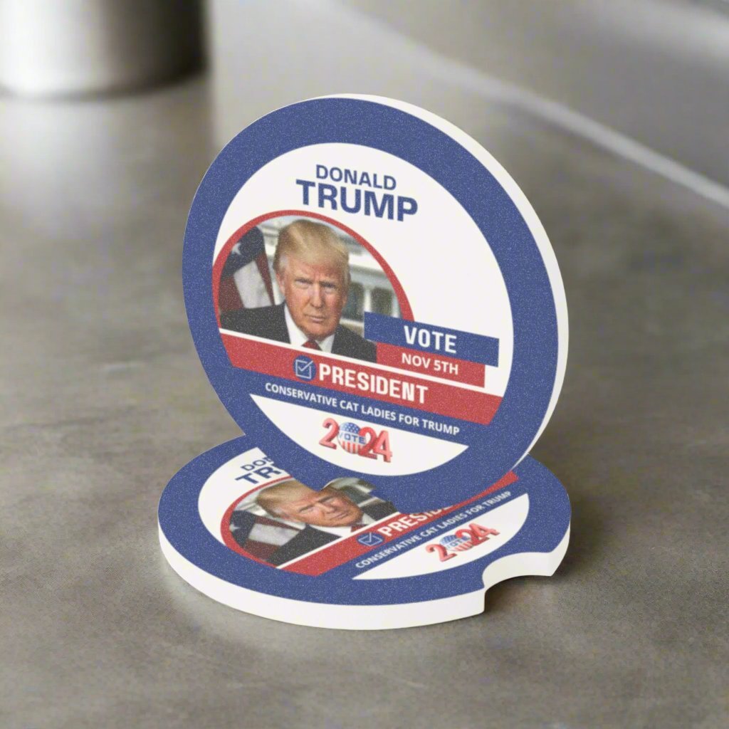 Donald Trump 24 Soapstone Car Coaster - Vehicle Accessories - EpiAl's Shop