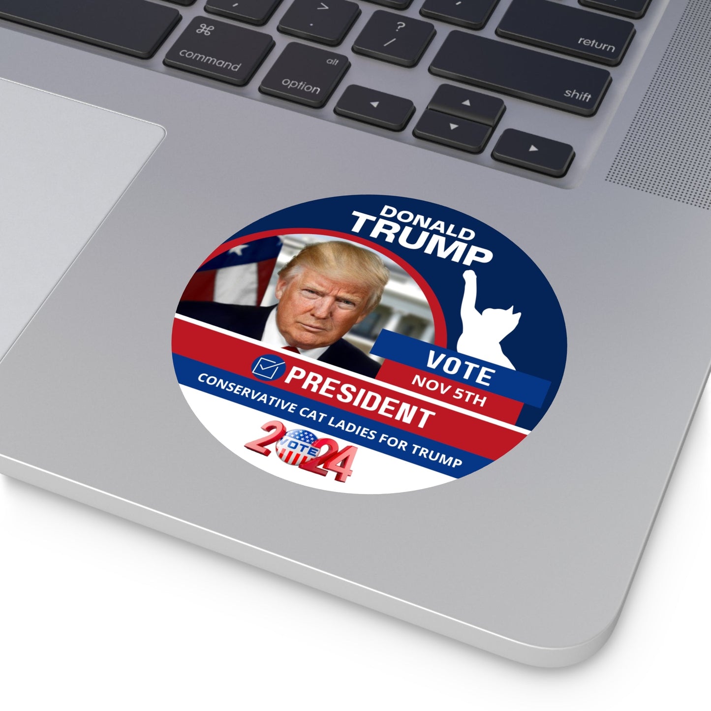 Donald Trump for President Round Vinyl Stickers - Paper products - EpiAl's Shop