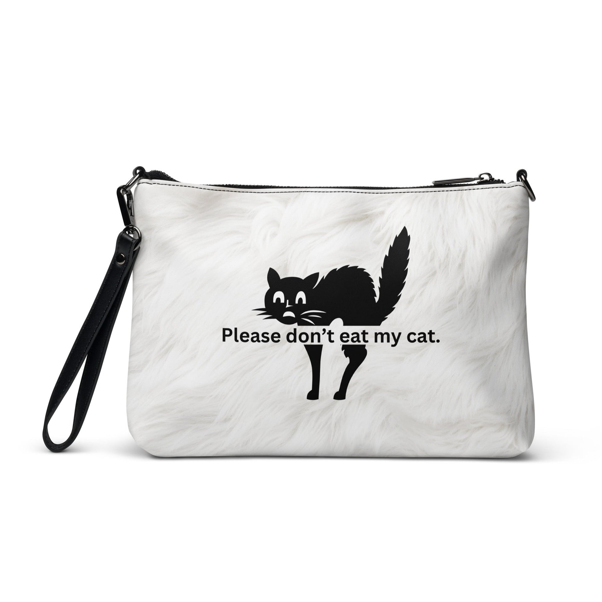 Don't Eat My Cat Crossbody Bag - handbag - EpiAl's Shop