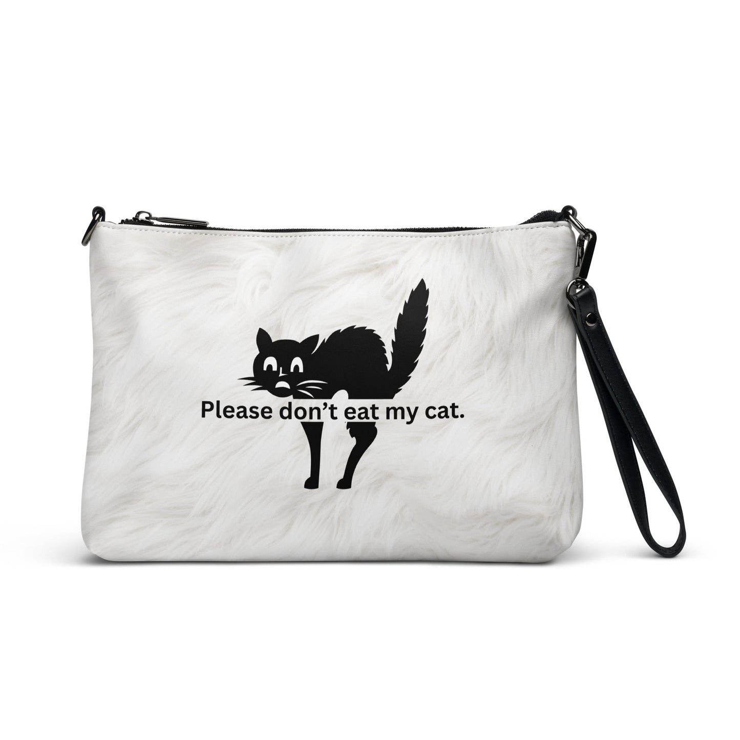 Don't Eat My Cat Crossbody Bag - handbag - EpiAl's Shop