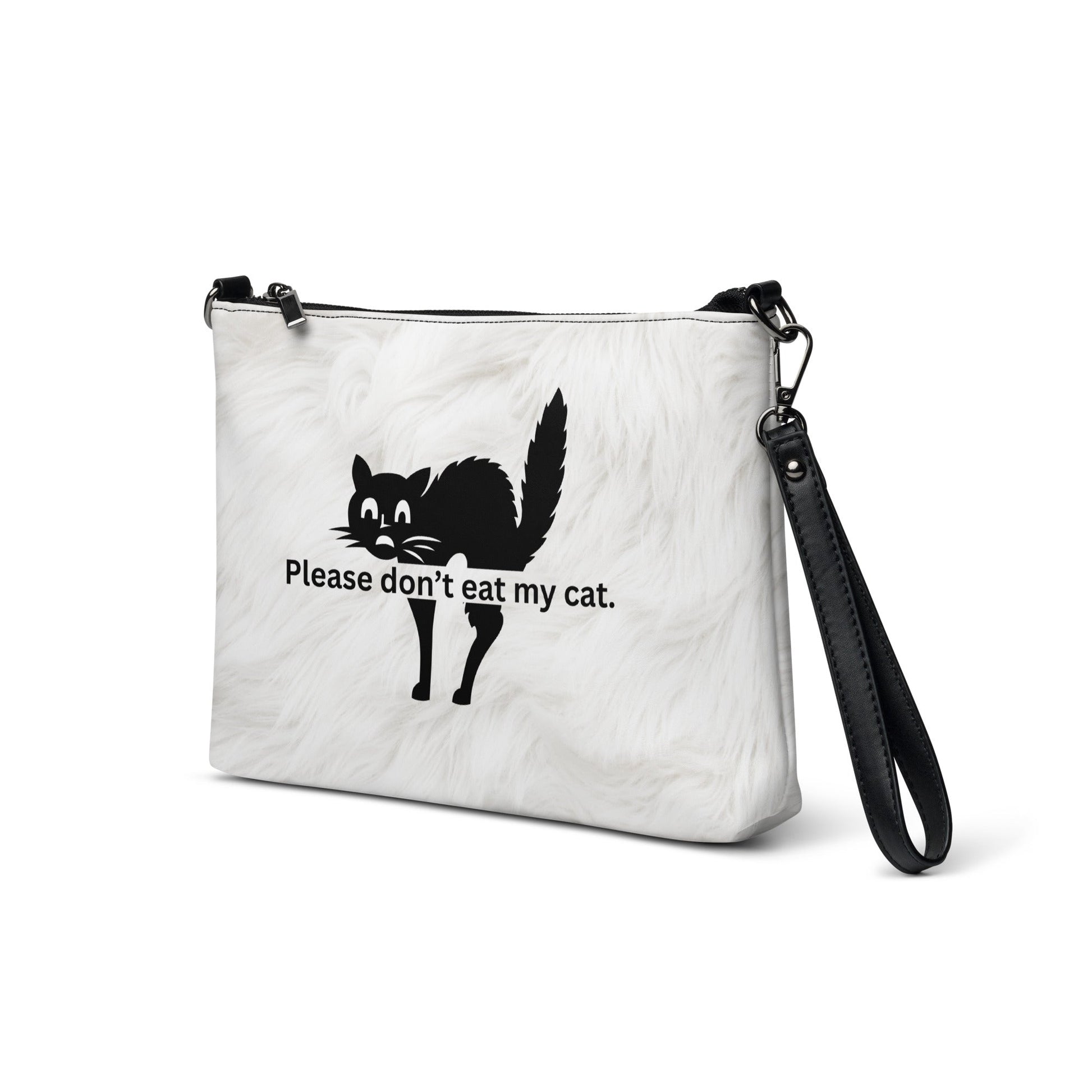 Don't Eat My Cat Crossbody Bag - handbag - EpiAl's Shop