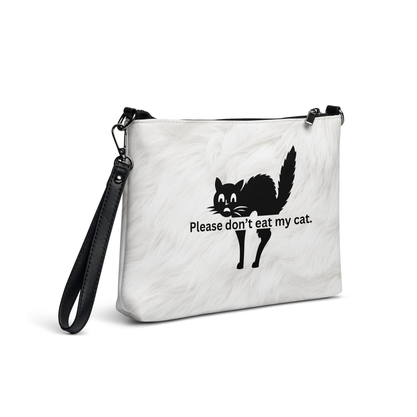 Don't Eat My Cat Crossbody Bag - handbag - EpiAl's Shop