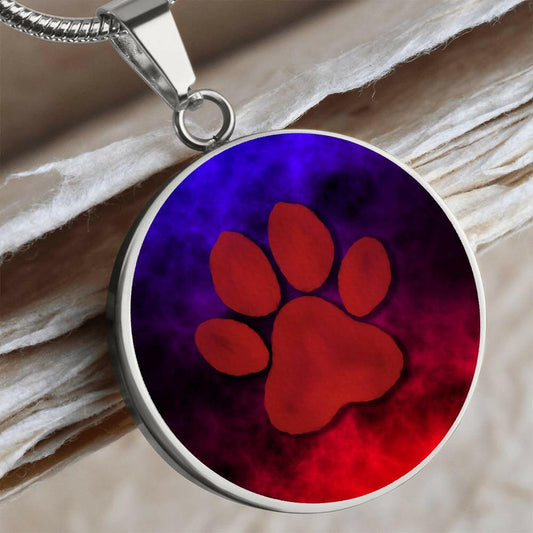 Dreamy Red Paw Necklace - Jewelry - Epileptic Al’s Shop