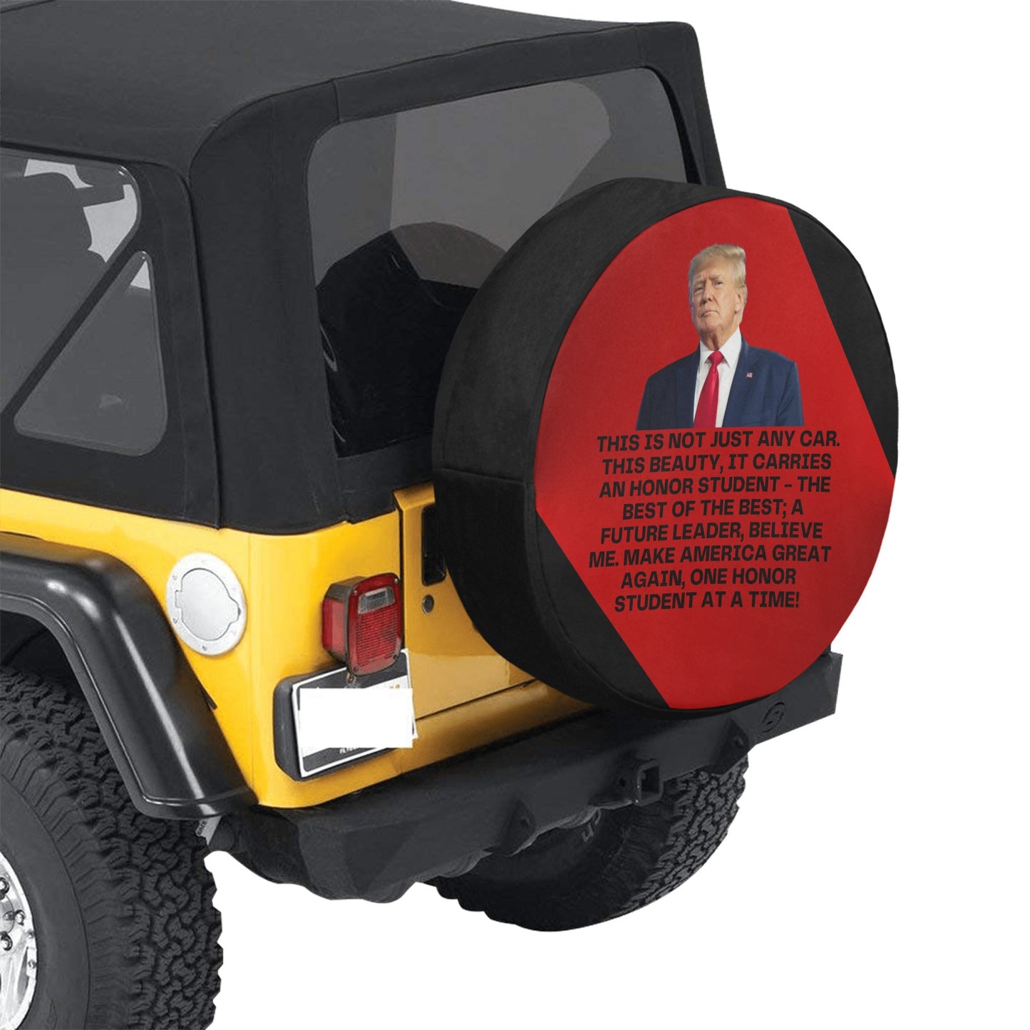 Trump Honor Student Spare Tire Cover(Medium)(16")