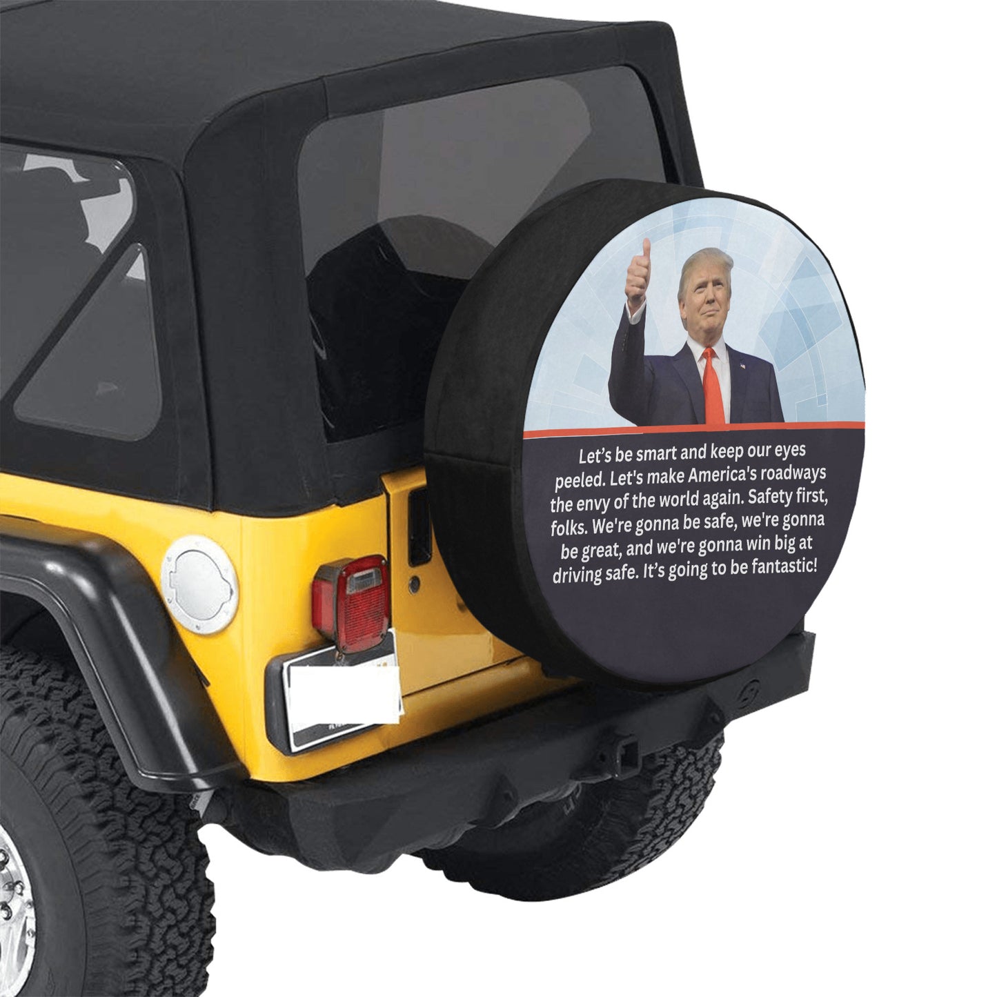 Trump Safe Spare Tire Cover(Small)(15")