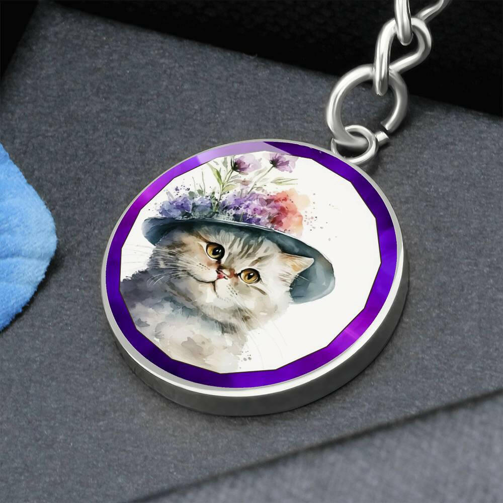 Easter Bonnet Kitty Keychain - Jewelry - Epileptic Al’s Shop