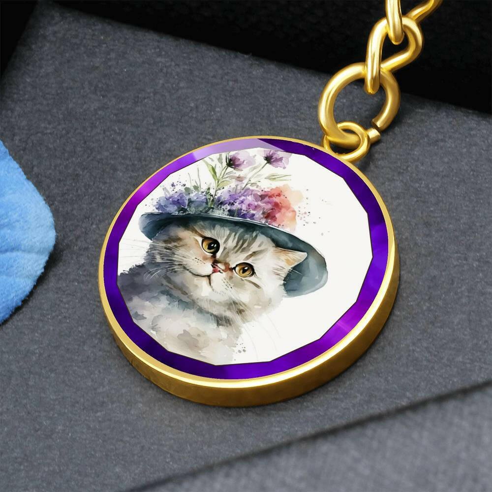 Easter Bonnet Kitty Keychain - Jewelry - Epileptic Al’s Shop