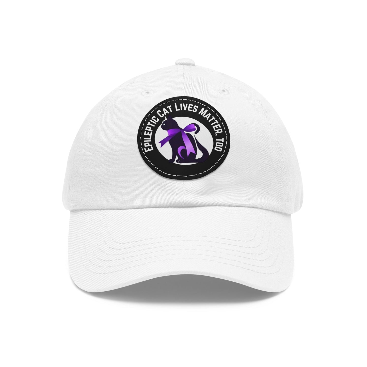 ECLMT Dad Hat with Leather Patch - Hats - Epileptic Al’s Shop